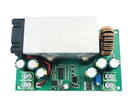 DC-DC 600W 25A Step Down Power Supply with Cooling Fan Buck Adjustable Voltage Converter Module 12-75V to 2.5-50V